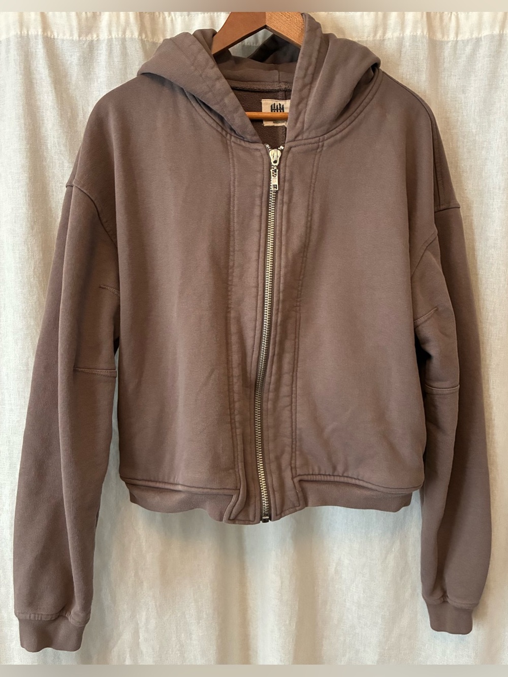 Locust and Wild Honey (LWH) x MNML Cropped Zip Hoodie 100% Cotton